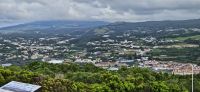 Insel Terceira, Blick vom Monte Brasil zum Santa Barbara Krater