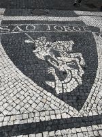 Wappen von Sao Jorge mit dem heiligen Georg
