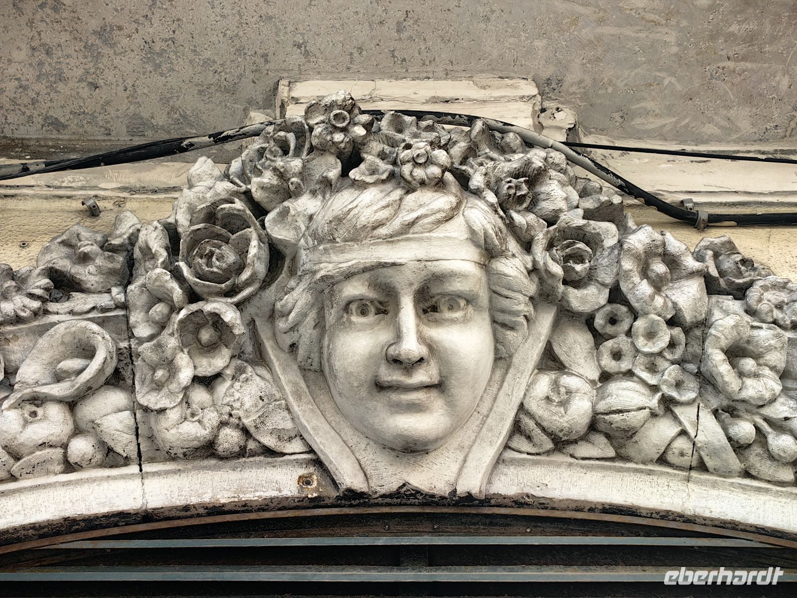 Detail an einem Haus in Baixa