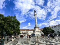 Rossio Platz in Lissabon