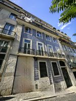 Haus mit Kacheln in der Alfama