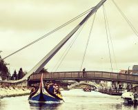 Auch Aveiro ist auf Stämmen errichtet und somit eine Lagunenstadt wie Venedig