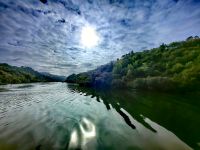 Spannende Lichtspiele am Morgen auf dem Douro