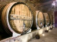 In den Fässern lagert der leckere Wein, Enoteca Avessada