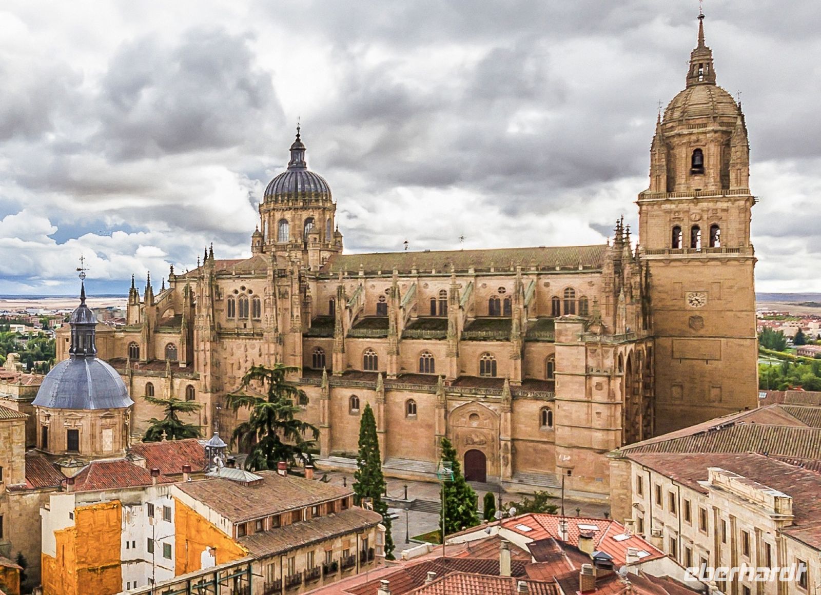 Blick auf die Kathedrale von Salamanca