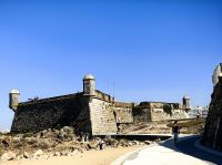 An den Mündungen des Douro und des Rio Leca steht das Castelo do Queijo