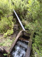 Tag 2 Blick auf Levadafall der Levada 25 Quellen 