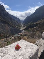 Tag 2 Ausblick auf das Tal von Ribeira Brava vom Encumeada Bergpass Straße 