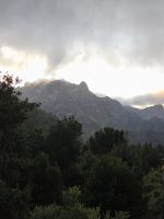 Tag 3 Blick auf die Morgendämmerung auf dem Encumeada Bergpass 