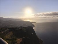 Tag 4 Ausblick auf Sonnenaufgang über der Küste Funchal vom Cabo Girao 