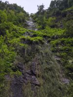 Tag 7 Blick auf ausgetrockneten Wasserfall an Levada do Rei 