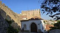 die Stadtmauer von Obidos