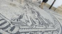 Mosaik vor der Uni Coimbra
