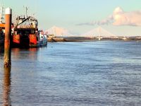 Vila Real de St. Antonio. Brücke nach Spanien