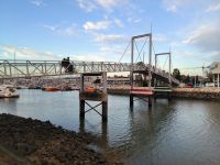 Lagos - Brücke über den Fluss