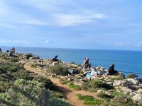 Angler an der Festung von Sagres