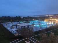 Der Pool am Neujahrsabend