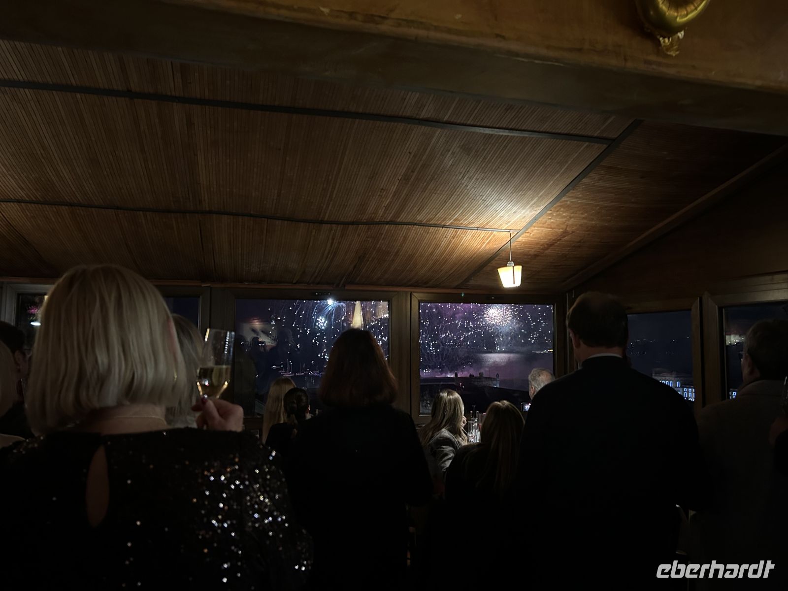 Ausblick Feuerwerk Lissabon