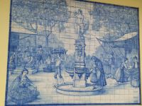 Die Mosaiken auf Madeira heißen Azulejos 