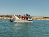 und die Boote am Kanal von Lagos - Portugal  &ndash; &copy; Marieta Beck (Eberhardt TRAVEL)