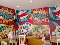 und Pop ARt im Café von  Lagos - Portugal  &ndash; &copy; Marieta Beck (Eberhardt TRAVEL)