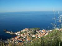 Erster Stopp...Pico de Torre - Blick auf die Buch von Camara de Lobos