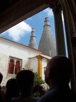 Blick auf die Küchenschornsteine