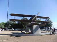Nachbau des Flugzeugs, welches bis nach Brasilien flog