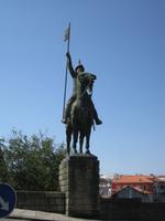 Porto - Statue von dem galicischen Feldherrn Vimara Peres