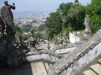 ..... die barocke Freitreppe nach unten