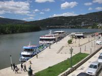 Das Kai für die Flusskreuzfahrtschiffe in Peso da Regua