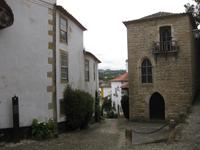 In der historischen Altstadt von Obidos