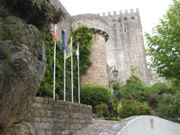 Obidos - Eingang zum Hotel im historischen Stadtteil