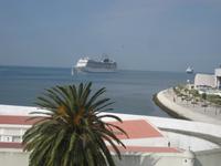 Kreuzfahrtschiffe besuchen Lissabon