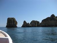 Die Felsen am Ponta da Piedade 