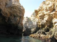 Felsen und Grotten am Ponta da Piedade