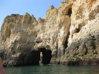 Felsen und Grotten am Ponta da Piedade 