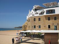 An der Strandpromenade von Albufeira