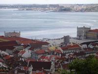 Blick von der Burg auf den Theaterplatz