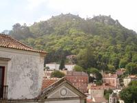 Blick auf die Maurenburg in Sintra