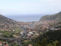 Levada Wanderung in Marocos - Blick auf das Meer