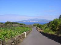 Wanderung auf Pico mit Blick auf Faial