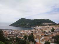 Blick über Angra do Heroismo auf Terceira
