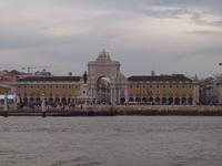 Handelsplatz vom Wasser aus