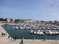 Blick auf den Hafen von Faro