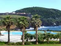 Blick aus dem Hotel in Terceira
