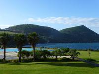 Blick aus dem Hotel in Terceira