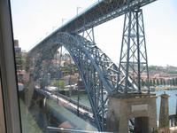 Fluss-Überquerung über die Brücke Ponte Luiz I.
