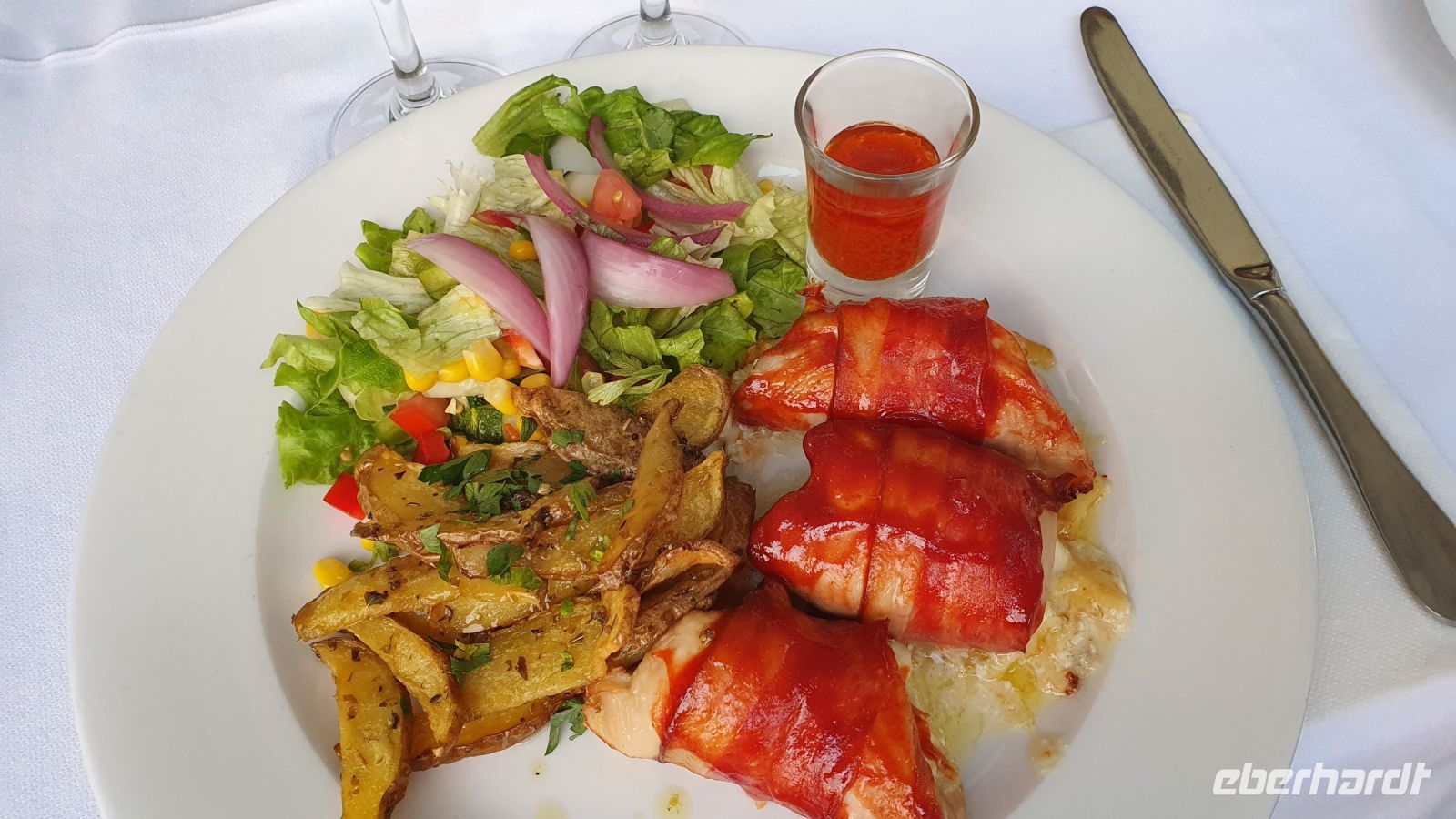 Abendessen im Hotel Talisman