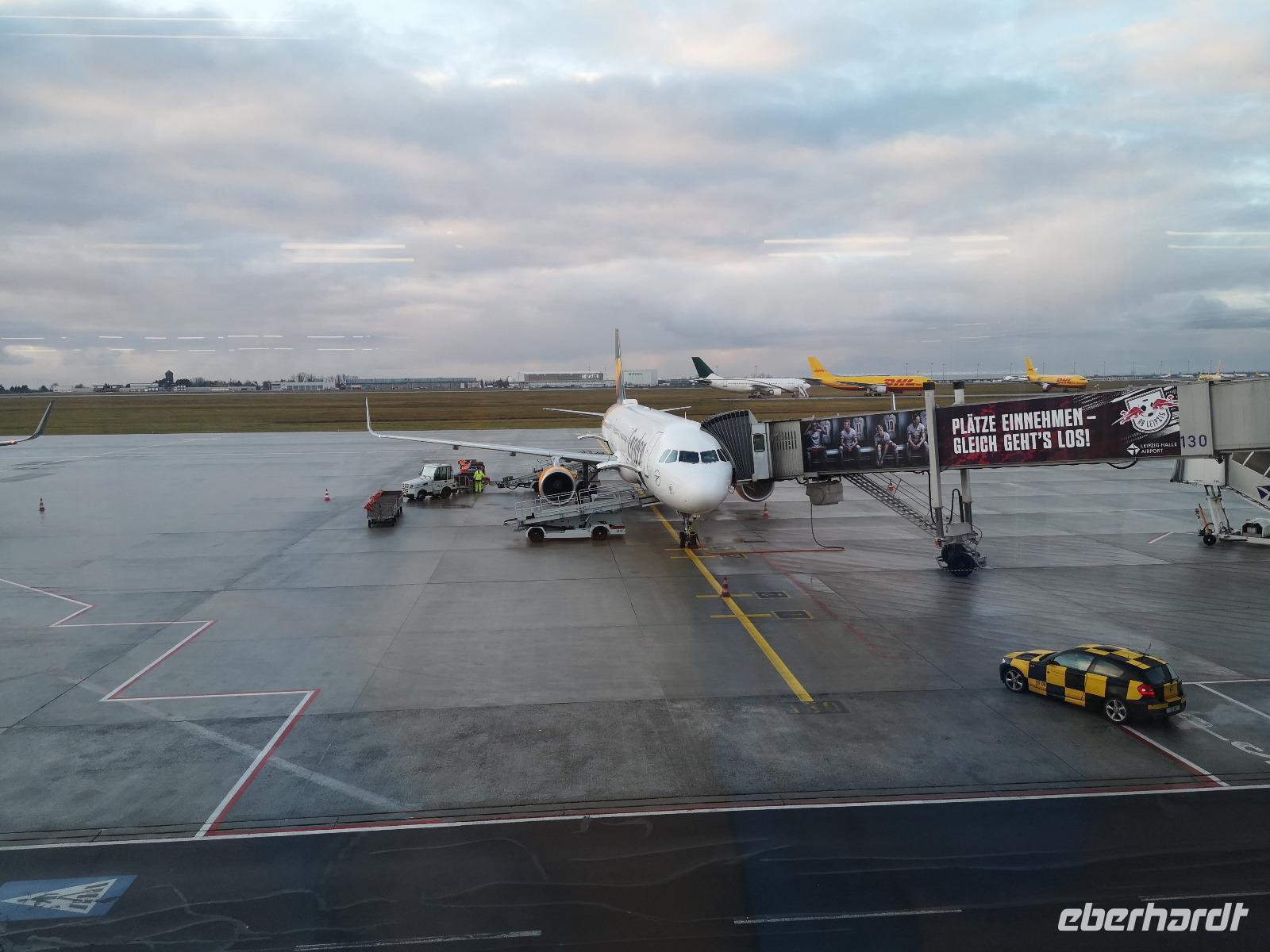 Abflug von Leipzig